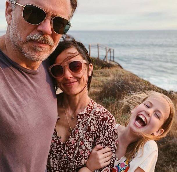 Constance Zimmer's Family of three.